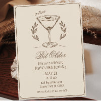 Espresso Tini Bit Antigo aniversário de 30 anos El