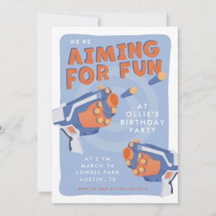 Convites Espuma-dardos design