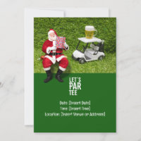 Esquadra de Natal Santa Claus do Golf Par