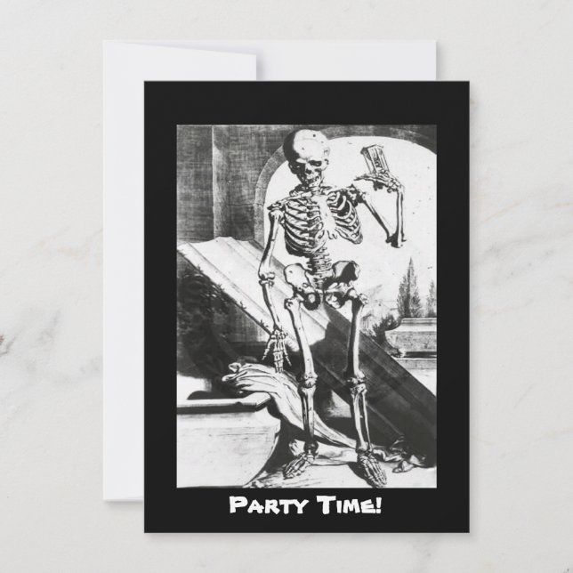 Convites Esqueleto da Anatomia Humani Corporis (Frente)