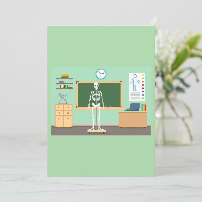 Convites Esqueleto da Aula de Ciência (Criador carregado)