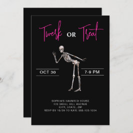 Convites Esqueleto Dançante Meninas Adultas Festa de Hallow