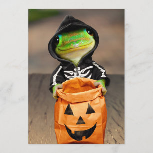 Convites Esqueleto de Gecko