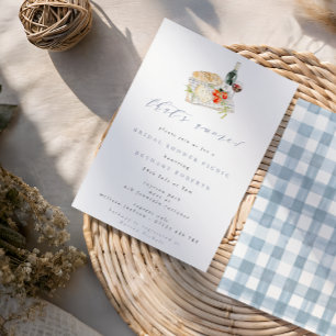 Convites Esse é Amore Wine & Cheese Chá de panela Picnic