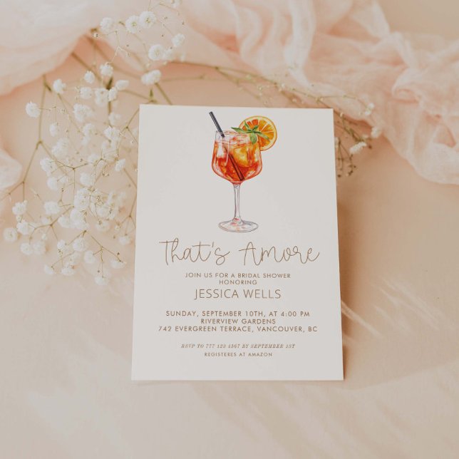 Convites Esse é o Chá de panela Amore italiano (Criador carregado)