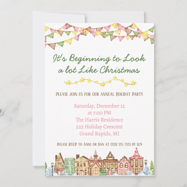 Convites Está começando a se parecer muito com a festa de N (Frente)