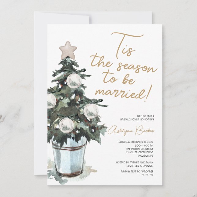 Convites Esta é a Chá de panela de Natal da temporada (Frente)