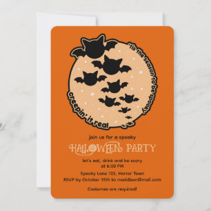 Convites Esta É A Época Para Ser Festa De Halloween Louca
