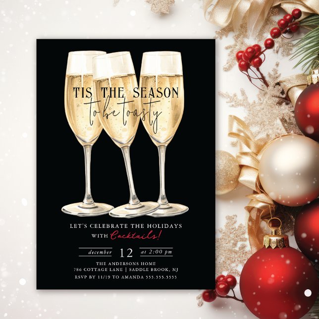 Convites Esta é a estação para ser tosta! Partido Cocktail (Criador carregado)