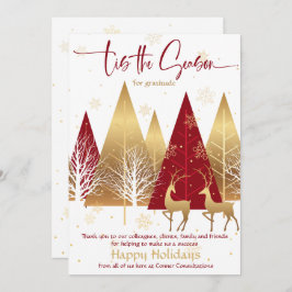 Convites Esta é a estação Red Stylized Business Appreciatio