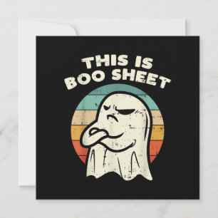 Convites Esta é uma Folha Fantasma Boo