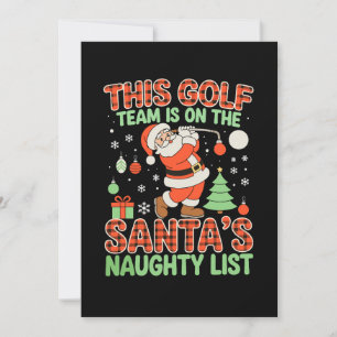 Convites Esta Equipe de Golfe Está na Lista Negra do Papai