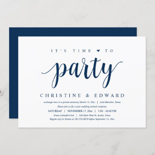 Convites Está na hora de festejar, moderno e Poste elogio