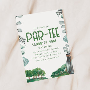 Convites Está na hora do Partido da Reforma do Tema do Golf