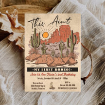 Esta não é a minha primeira Festa de aniversário d