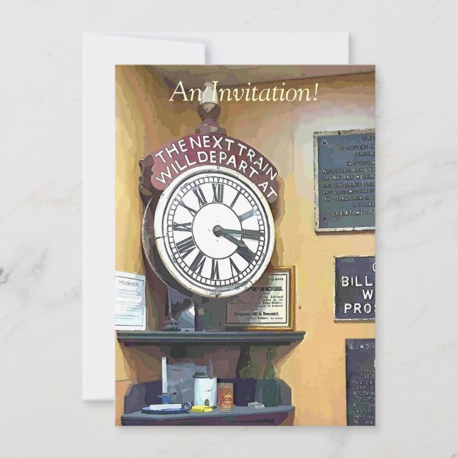 CONVITES ESTAÇÕES DE COMBOIO (Frente)