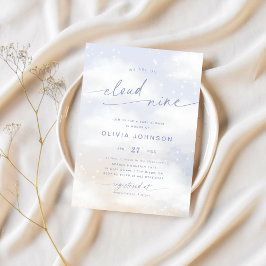 Convites Estamos na Nuvem 9 Chuveiro de Bebê Sonhador 