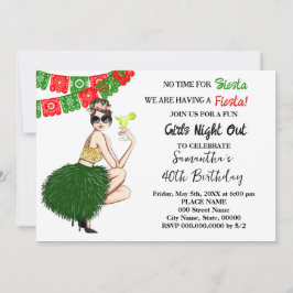 Convites Estamos tendo um aniversário de fiesta