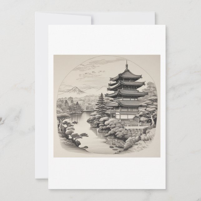 Convites estampe asiatique  (Frente)