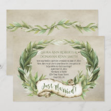 Estandarte de Grinalda de Louro Vintage Apenas Rec