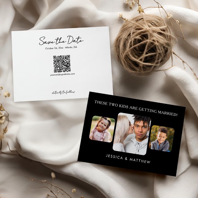 Convites Estas Crianças estão se casando 3 fotos (Criador carregado)