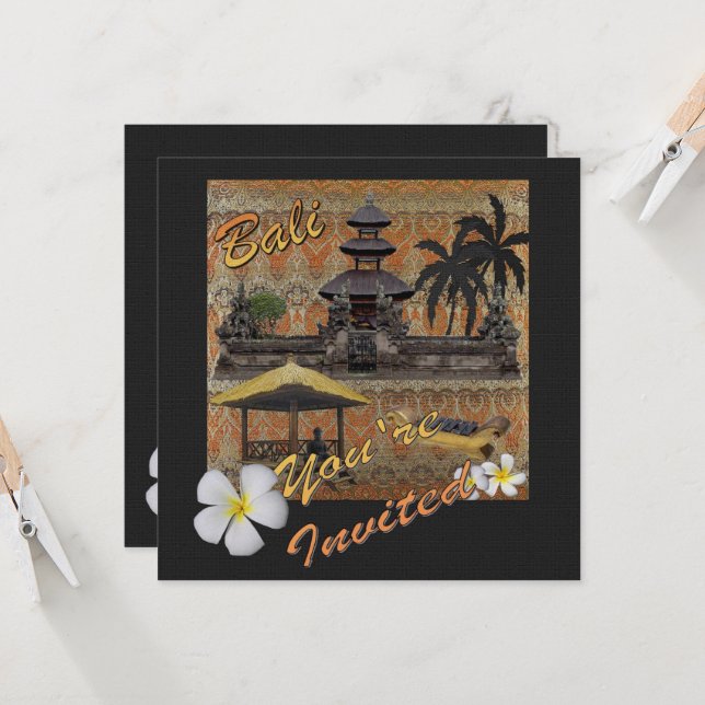 Convites Este é Bali (Frente/Verso In Situ)