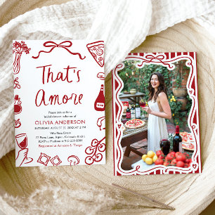 Convites Este é o Chá de panela de pizza italiana