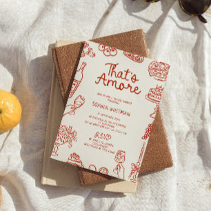 Convites Este é um Chá de panela mais vermelho ilustrado