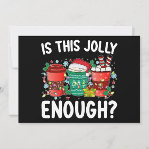 Convites Este Natal Jolly Chega De Papais noeis Engraçadas