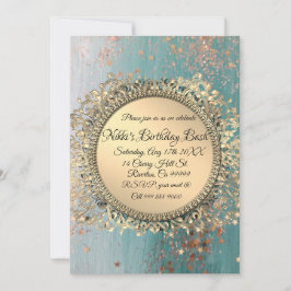 Convites Esteira de cerâmica no Aniversário Personalizado A