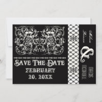 Estilo de Poster de Circo - Placa Branca e Preta M