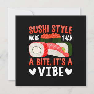 Convites Estilo de Sushi Mais do que uma Mordida