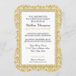 Convites Estilo Gatsby do Excelente Glam Festa de aniversár