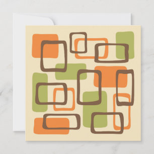 Convites Estilo Moderno do meio século