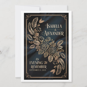 Convites [Estilo] Placa de Boas-Vindas de Casamento [Flor/T