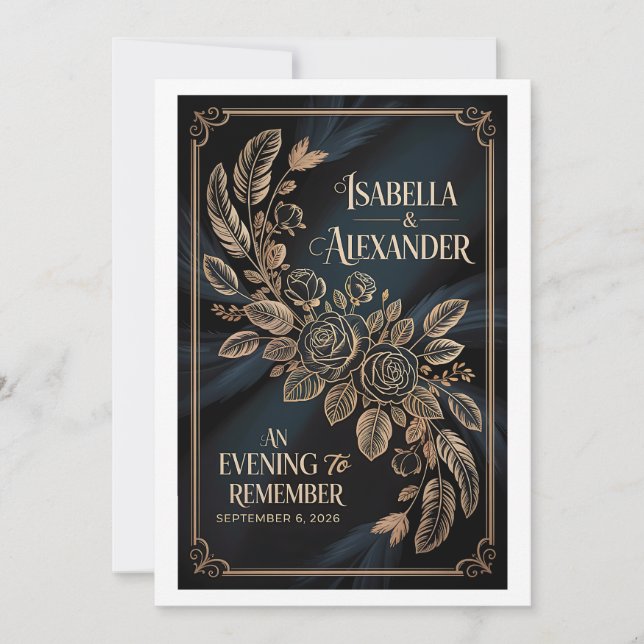 Convites [Estilo] Placa de Boas-Vindas de Casamento [Flor/T (Frente)