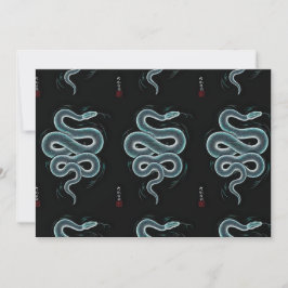 Convites estilo ukiyo e cobra art