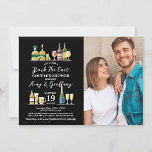 Convites Estoque O Chá Do Casal Do Noivado Da Festa De Foto