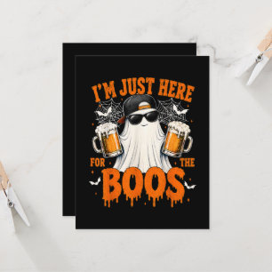 Convites Estou Aqui Só Para As Vaias Funny Halloween