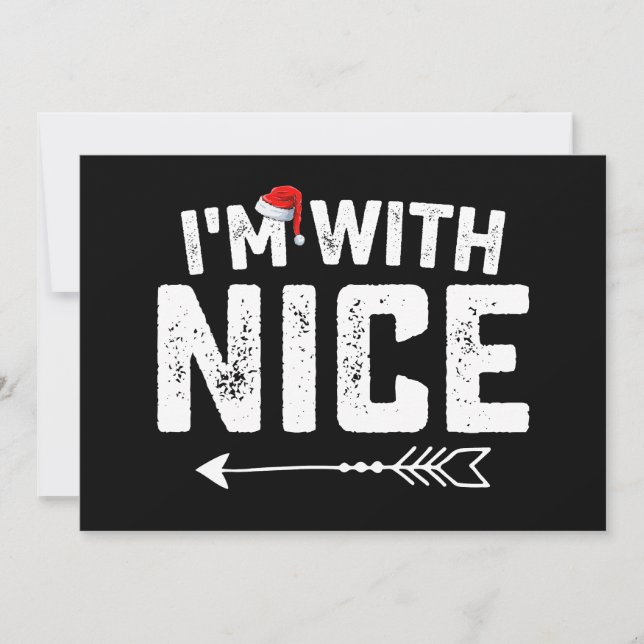 Convites Estou com a família de Casais de Natal. (Frente)