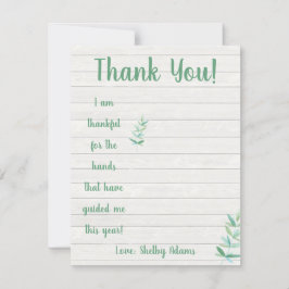 Convites Estou grato pelas mãos que me guiaram