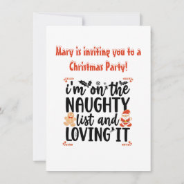 Convites “Estou na Lista dos Travessos e Adorando” Design