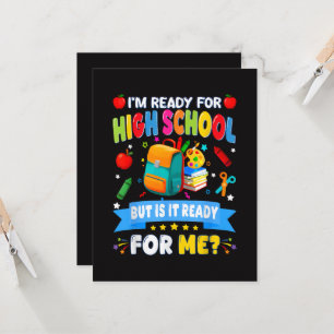 Convites Estou Pronto Para o Ensino Médio Mas Ele Está Pron