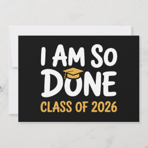 Convites Estou Tão Pronto Turma De 2026 Graduação 26 Gradua