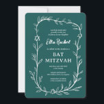 Convites Estrela Botânica Delicada de David Bar Bat Mitzvah<br><div class="desc">Cartão perfeito para anunciar um morcego mitzvah, bar mitzvah ou outra celebração judaica! A mão desenhou uma delicada arte de trama de folha para você! TOTALMENTE PERSONALIZÁVEL! Clique em "Personalizar" acima para editar o texto. Clique em "editar usando a ferramenta design" para ajustar as fontes, cores e posicionamentos e para...</div>