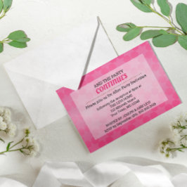 Convites Estrela da festa do David Pink Ombre Bat Mitzvah