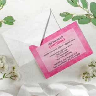 Convites Estrela da festa do David Pink Ombre Bat Mitzvah