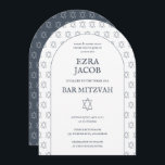 Convites Estrela de David Custom B'nai Bat Bar Mitzvah Arch<br><div class="desc">Cartão perfeito para anunciar um bar mitzvah, bat mitzvah ou outra celebração judaica! Mão fez arte para você! TOTALMENTE PERSONALIZÁVEL! Clique em "Personalizar" acima para editar o texto. Clique em "editar usando a ferramenta design" para ajustar as fontes, as cores e os posicionamentos e para excluir o design do verso,...</div>