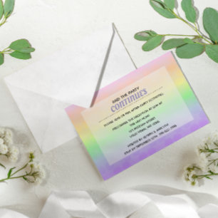 Convites Estrela de David Pastel Ombre Bat Mitzvah Após Fe