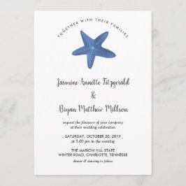 Convites Estrela do mar | Casamento Oceânico
